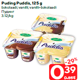 Allahindlus - Puding Puddis, 125 g