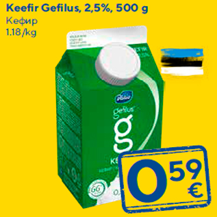 Allahindlus - Keefir Gefilus, 2,5%, 500 g