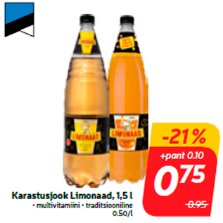 Скидка - Прохладительный напиток Лимонад, 1,5 л