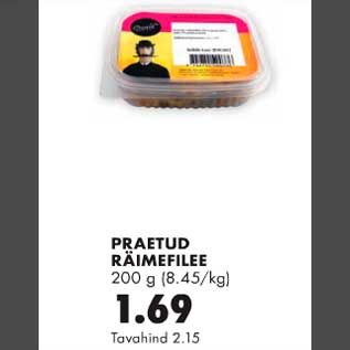 Allahindlus - Praetud räimefilee