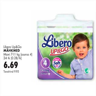 Allahindlus - Libero Up&Go Mähkmed