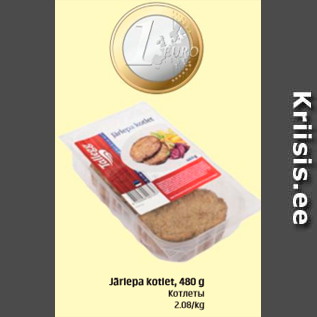 Allahindlus - Järlepa kotlet, 480 g