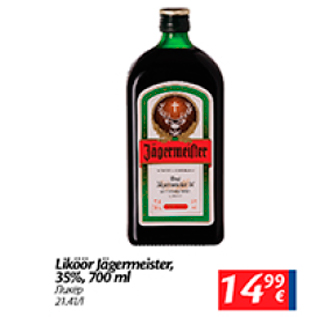 Allahindlus - Liköör Jägermeister