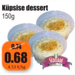 Allahindlus - Küpsise dessert, 150 g