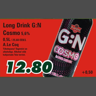 Allahindlus - Long Drink GN Cosmo