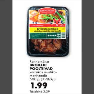 Allahindlus - BROILERI POOLTIVAD