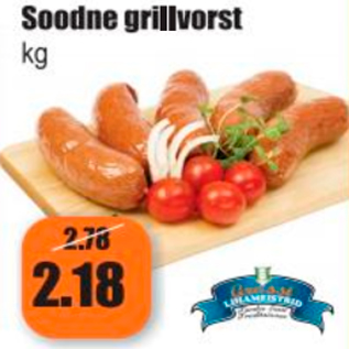 Allahindlus - Soodne grillvorst kg