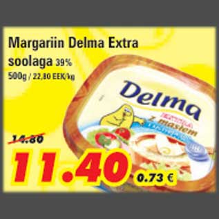Allahindlus - Margariin Delma Extra soolaga