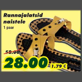 Allahindlus - Rannajalatsid naistele
