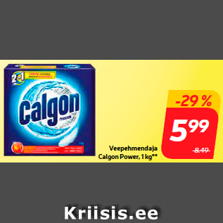 Скидка - Средство для смягчения воды Calgon Power, 1 кг **
