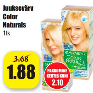 Allahindlus - Juuksevärv Color Naturals 1tk