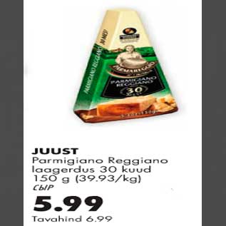 Allahindlus - Juust Parmigiano Reggiano laadergus 30 kuud