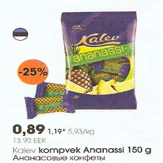 Скидка - Ананасовые конфеты