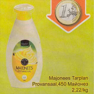 Allahindlus - Majonees Tarplan Provansaal, 450 g