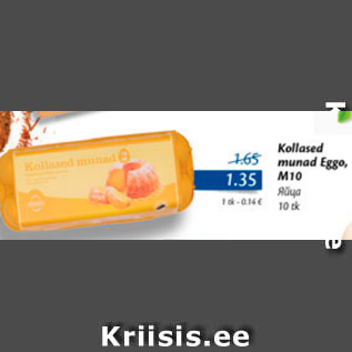 Allahindlus - Kollased munad Eggo, M10