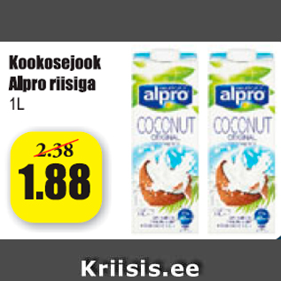 Скидка - Кокосовый напиток Alpro