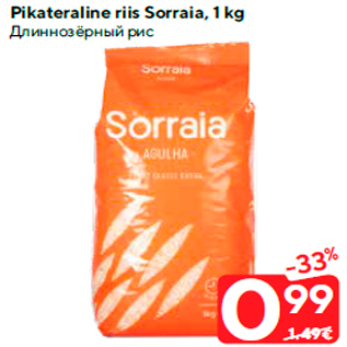 Allahindlus - Pikateraline riis Sorraia, 1 kg