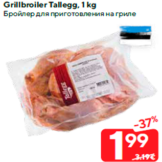 Allahindlus - Grillbroiler Tallegg, 1 kg