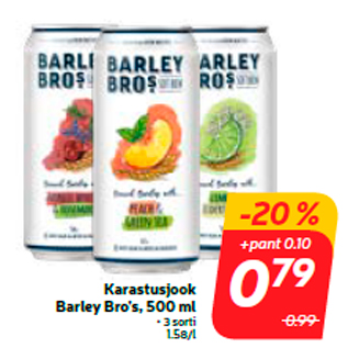 Скидка - Безалкогольный напиток Barley Bro