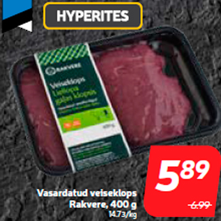 Allahindlus - Vasardatud veiseklops Rakvere, 400 g