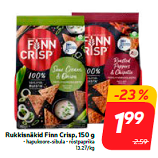 Скидка - Снеки ржаные Finn Crisp, 150 г