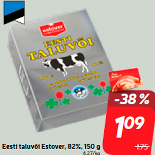 Allahindlus - Eesti taluvõi Estover, 82%, 150 g