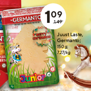 Allahindlus - Juust Laste, Germanto; 150 g