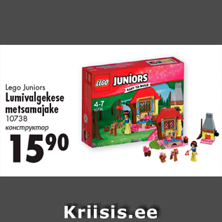 Allahindlus - Lego Juniors Lumivalgekese metsamajake 10738