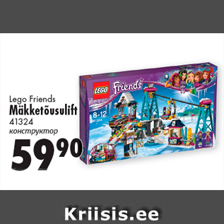 Allahindlus - Lego Friends Mäkketõusulift 41324