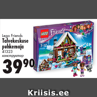 Allahindlus - Lego Friends Talvekeskuse puhkemaja 41323