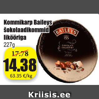 Скидка - Шоколадные конфеты Baileys с ликером 227 г