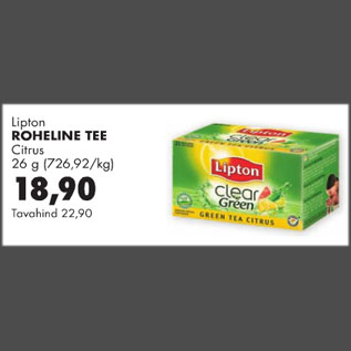 Allahindlus - Lipton Roheline tee