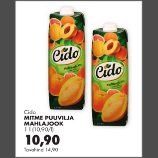 Allahindlus - Cido Mitme puuvilja mahlajook