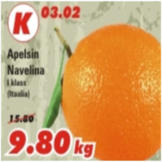 Allahindlus - Apelsin Navelina