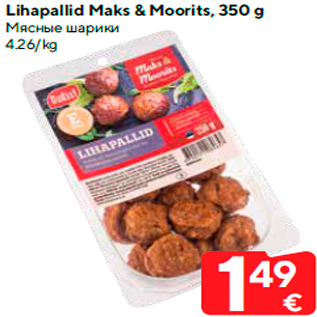 Allahindlus - Lihapallid Maks & Moorits, 350 g