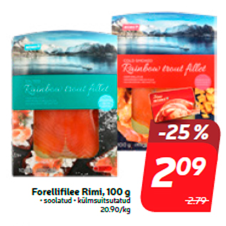 Allahindlus - Forellifilee Rimi, 100 g