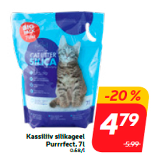 Allahindlus - Kassiliiv silikageel Purrrfect, 7l