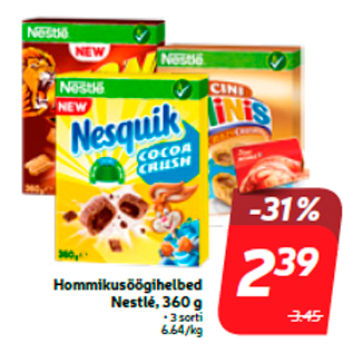 Allahindlus - Hommikusöögihelbed Nestlé, 360 g