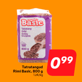 Allahindlus - Tatratangud Rimi Basic, 800 g