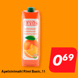 Allahindlus - Apelsinimahl Rimi Basic, 1 l