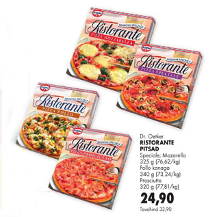 Allahindlus - Dr. Oetker RISTORANTE PITSAD