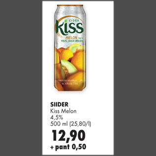 Allahindlus - SIIDER Kiss Melon 4,5%
