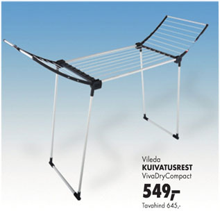 Allahindlus - Vileda KUIVATUSREST VivaDryCompact