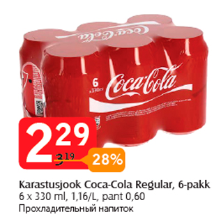 Allahindlus - Karastusjook Coca-Cola Regular