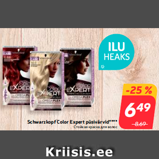 Allahindlus - Schwarzkopf Color Expert püsivärvid****