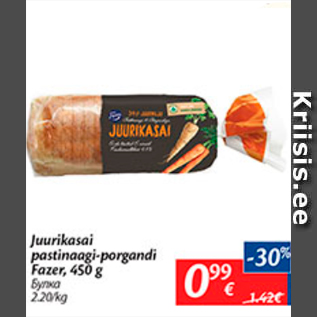 Allahindlus - Juurikasai pastinaagi-porgandi Fazer, 450 g