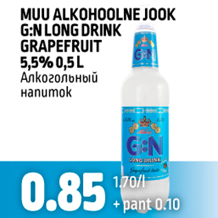 Allahindlus - MUU ALKOHOOLNE JOOK G:N LONG DRINK GRAPEFRUIT