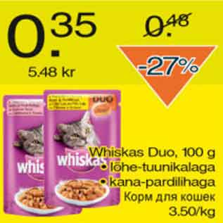 Allahindlus - Whiskas Duo