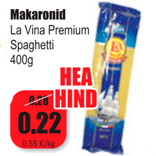 Скидка - Макароны