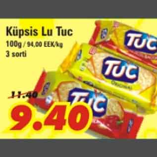 Allahindlus - Küpsis Lu Tuc
